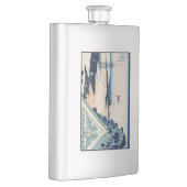 Honganji Tempel Vista van Mt. Fuji Japanse houtsne Flacon (Rechts)