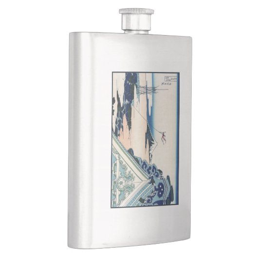 Honganji Tempel Vista van Mt. Fuji Japanse houtsne Flacon (Rechts)