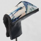 Honganji Tempel Vista van Mt. Fuji Japanse houtsne Golfheadcover (3/4 voorkant)