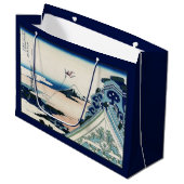 Honganji Tempel Vista van Mt. Fuji Japanse houtsne Groot Cadeauzakje (Voorkant Gekanteld)