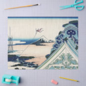 Honganji Tempel Vista van Mt. Fuji Japanse houtsne Tissuepapier (Craft)