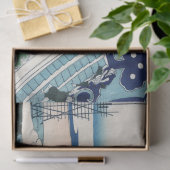 Honganji Tempel Vista van Mt. Fuji Japanse houtsne Tissuepapier (Geschenk)