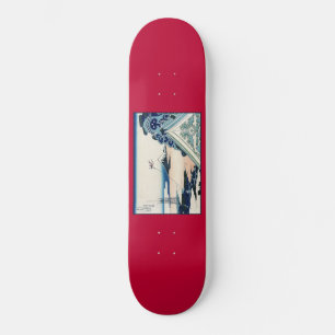 Honganji Temple bij Asakusa Mt Fuji, Feudal Japan Persoonlijk Skateboard