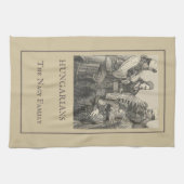 Hongaren op Soja Beige Theedoek (Horizontaal)