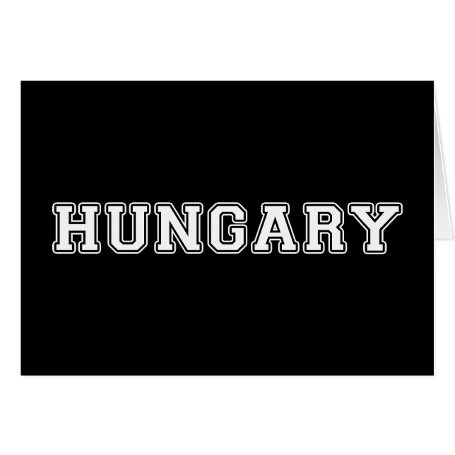 Hongarije (Voorkant Horizontaal)