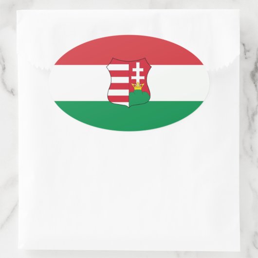 Hongarije Auto Ovaal Ovale Sticker (Tas)