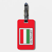 Hongarije Bagagelabel (Achterkant verticaal)