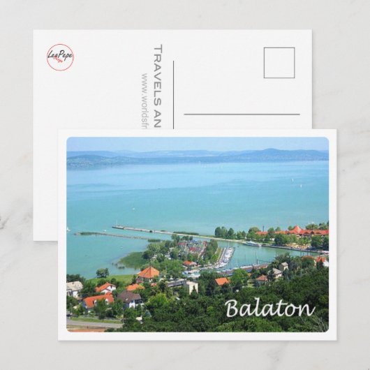 Hongarije - Balaton - Briefkaart (Voorkant / Achterkant)