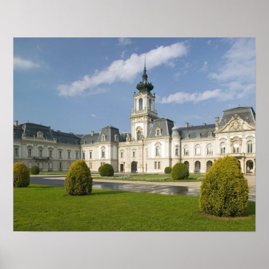 HONGARIJE, Balatonmeer, KESZTHELY: 2 Poster (Voorkant)