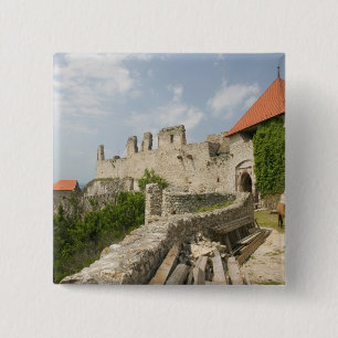 HONGARIJE, Balatonmeer, SUMEG: Sumeg Vierkante Button 5,1 Cm