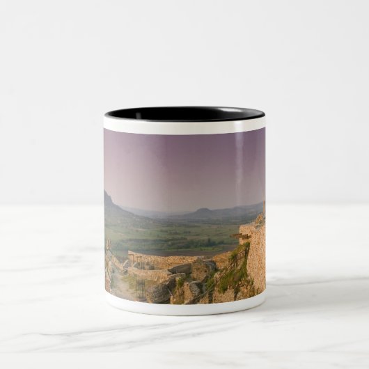 HONGARIJE, Balatonmeer, SZIGLIGET: Tweekleurige Koffiemok (Center)