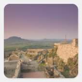 HONGARIJE, Balatonmeer, SZIGLIGET: Vierkante Sticker (Voorkant)