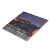 HONGARIJE, Boedapest: Castle Hill, Calvinistische  Tegeltje (Zijkant)