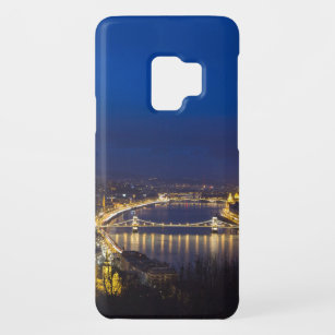 Hongarije Boedapest in nachtpanorama Case-Mate Samsung Galaxy S9 Hoesje