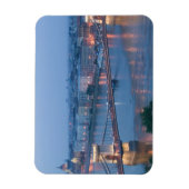 HONGARIJE, Boedapest: Szechenyi (chain) Bridge, 3 Magneet (Verticaal)