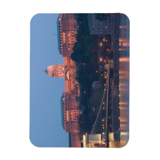 HONGARIJE, Boedapest: Szechenyi (chain) Bridge, Magneet (Verticaal)