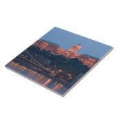 HONGARIJE, Boedapest: Szechenyi (chain) Bridge Tegeltje (Zijkant)