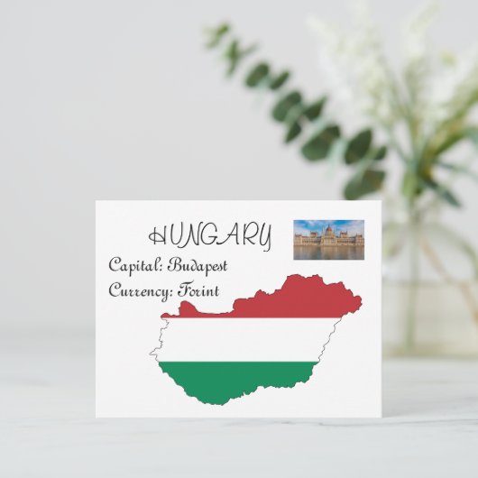Hongarije Briefkaart (Staand voorkant)