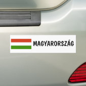 Hongarije Bumpersticker (Op auto)