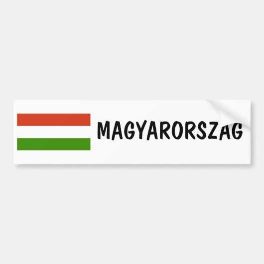 Hongarije Bumpersticker (Voorkant)