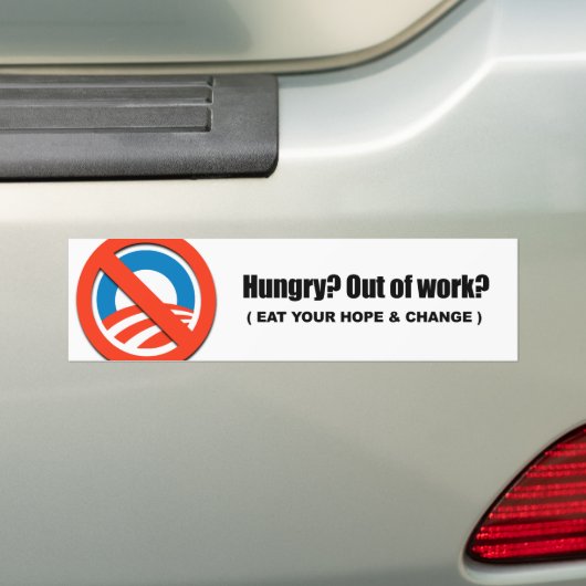 Hongarije - Eet je hoop en verandering Bumpersticker (Op auto)