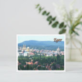 Hongarije - Eger- Briefkaart (Staand voorkant)