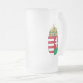 hongarije embleem matglas bierpul (Voorkant rechts)