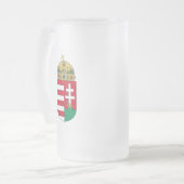 hongarije embleem matglas bierpul (Voorkant links)
