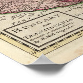 Hongarije en Transilvania Poster (Hoek)