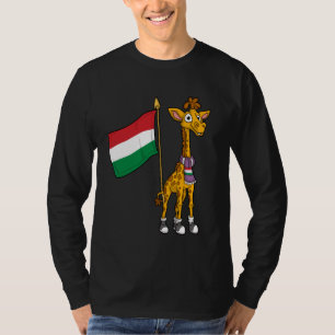 Hongarije Fan Hongarije Giraffe T-shirt