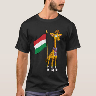 Hongarije Fan Hongarije Giraffe T-shirt