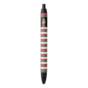 Hongarije Flag Cute Patriotic Zwarte Inkt Pen