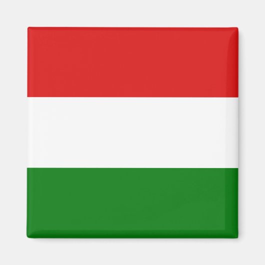 Hongarije Flag Magnet (Voorkant)