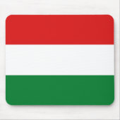 Hongarije Flag Mousepad Muismat (Voorkant)