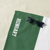 Hongarije Flag Splendid Patriotic Strandlaken (In situ)