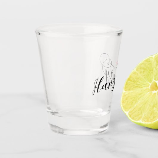 Hongarije Heart T-Shirt, Hongaars Shot Glas (Links)