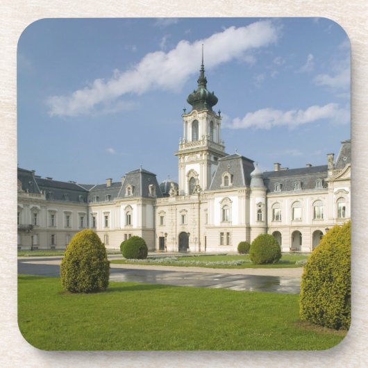 HONGARIJE, het Balatonmeer, KESZTHELY: 2 Onderzetter (Voorkant)