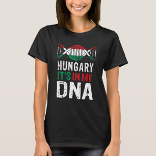 Hongarije het zit in mijn DNA Trotse Hongaar Honga T-shirt