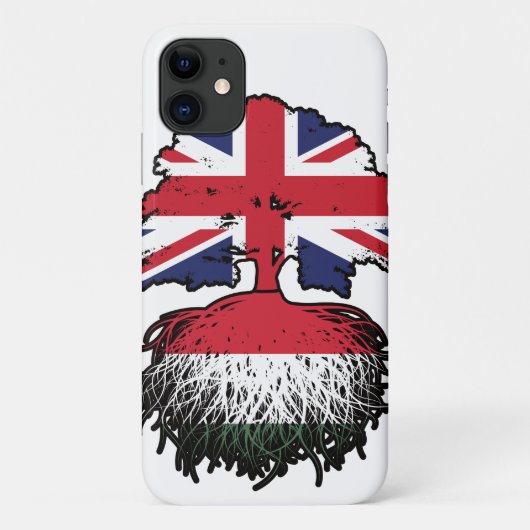 Hongarije Hongaars Brits Verenigd Koninkrijk Case-Mate iPhone Case (Achterkant)