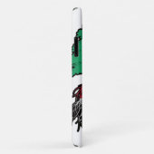 Hongarije Hongaarse Ierse vlag over boomstammen Case-Mate iPhone Case (Achterkant/rechts)