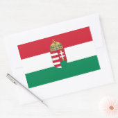 Hongarije/Hongaarse vlag 1940 Rechthoekige Sticker (Envelop)