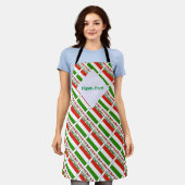 Hongarije Hongaarse vlag betegeld groen personalis Schort (Gedragen)