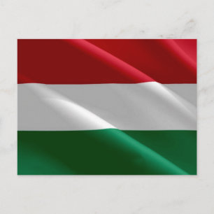 Hongarije - Hongaarse vlag - Briefkaart