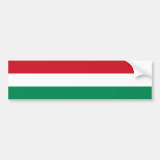 Hongarije/Hongaarse vlag Bumpersticker