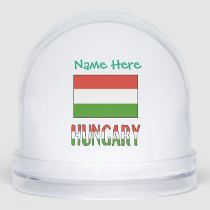 Hongarije Hongaarse Vlag Groen Gepersonaliseerd  Sneeuwbol