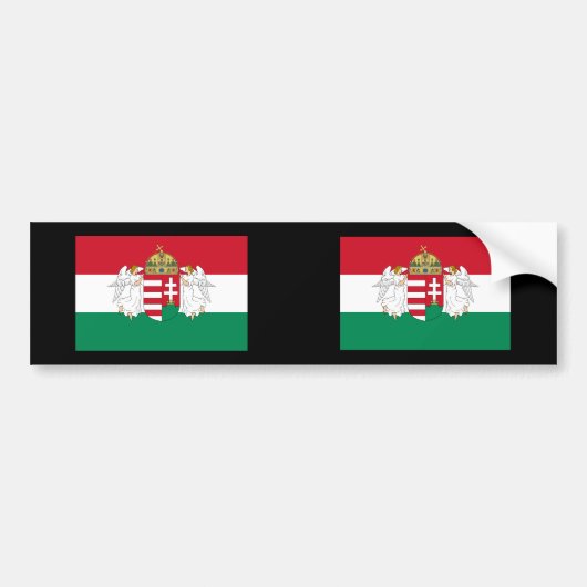 Hongarije, Hongarije Bumpersticker (Voorkant)