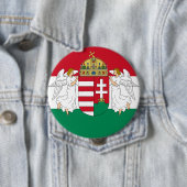 Hongarije, Hongarije Ronde Button 4,0 Cm (In situ)