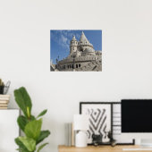 Hongarije, hoofdstad Boedapest. Boeda, Kasteel 2 Poster (Thuiskantoor)