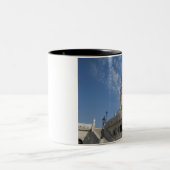 Hongarije, hoofdstad Boedapest. Buda, Castle 2 Tweekleurige Koffiemok (Center)