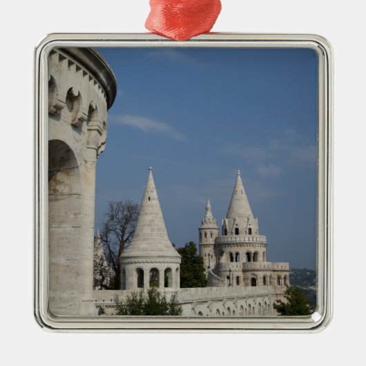Hongarije, hoofdstad Boedapest. Buda, Castle Metalen Ornament (Voorkant)